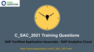 SAP C_SAC_2021 Practice Test Questions