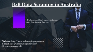 B2B Data Scraping in Australia