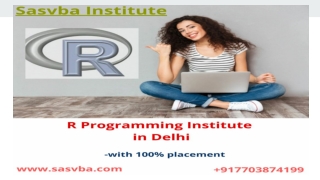 R Programming Institute in Delhi