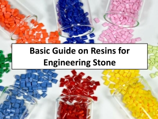 Engineering resins are used for plastic shaped items
