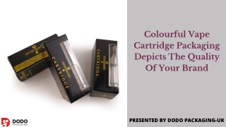 Get Amazing Discount On Custom Printed Vape Cartridge Boxes | Custom Boxes