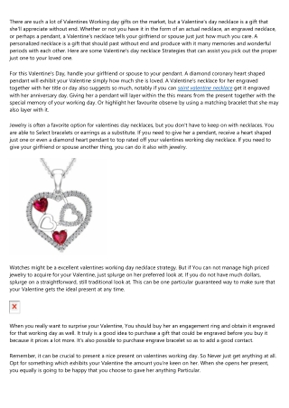 The Advanced Guide to st valentine necklace