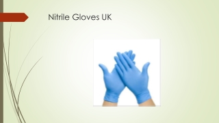 Nitrile Gloves UK