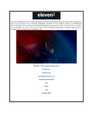 Website Reseller Hosting | Eleven2.com