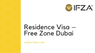 Residence Visa – Free Zone Dubai – Office Rent in Dubai: