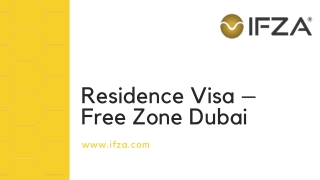 Residence Visa – Free Zone Dubai – Office Rent in Dubai: