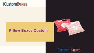 Get 30% Discount On Pillow Boxes With Premium Quality