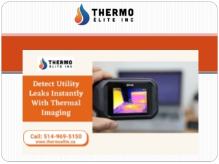 Detect Utility Leaks Instantly With Thermal Imaging - Thermo Elite Inc