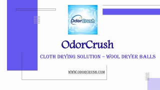 Cloth Drying Solution – Wool Dryer Balls