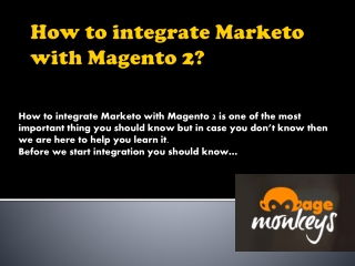 How to integrate Marketo with Magento 2?