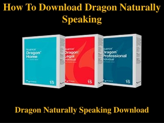 How To Download dragon naturally speaking