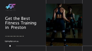 Get the Best Semi Personal Fitness Training in Preston