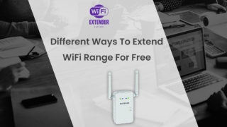 How To Extend Weak WiFi Range