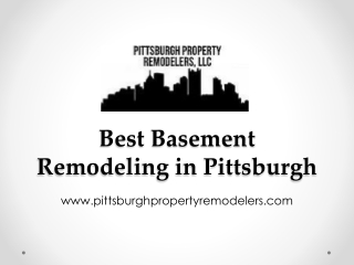 Best Basement Remodeling in Pittsburgh - www.pittsburghpropertyremodelers.com