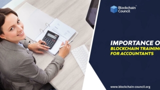 Importance Of Blockchain Training For Accountants