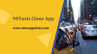 99Taxis Clone App