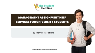 Management Assignment Help Services For University Students