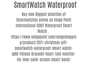 SmartWatch Waterproof
