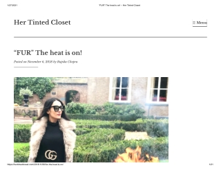 “FUR” The heat is on! – Rupika Chopra