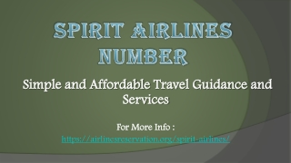 Spirit Airlines Number For Any of Your Traveling Queries