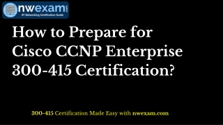 300-415 Certification Cost |  Cisco ENSDWI Accurate Study Guide