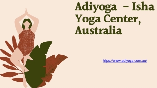 Isha Yoga Center - Adiyoga