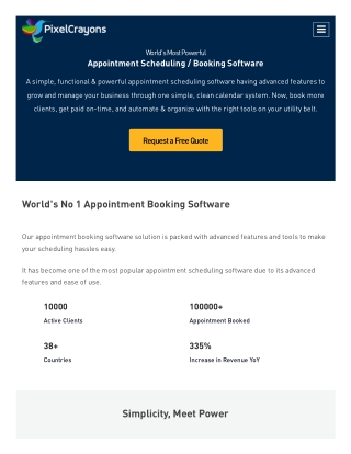 World's Most Powerful Appointment Scheduling / Booking Software