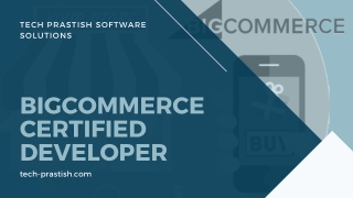 Where Certified Bigcommerce Developers Can Help You?