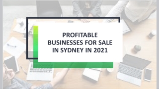 Profitable Businesses for sale In Sydney in 2021