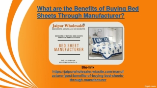 Benefits of Buying Bed Sheets Through Manufacturer