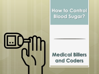 How to Control Blood Sugar?