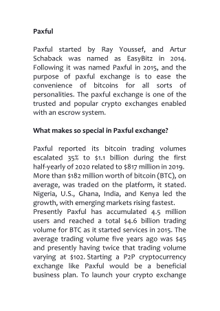 Paxful clone script