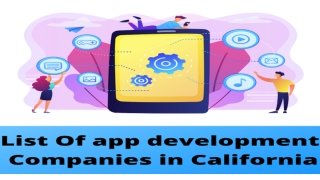 List of App Development Companies California