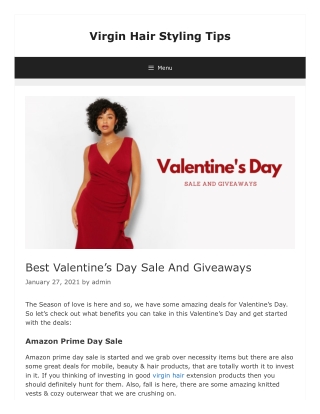 Best Valentine’s Day Sale And Giveaways