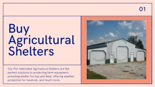 Install Pre-fabricated Agricultural Shelters - Cardinal carports