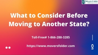 What to Consider Before Moving to Another State?