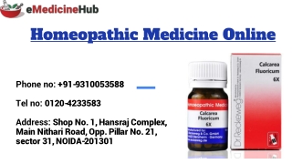 Homeopathic Medicine Online