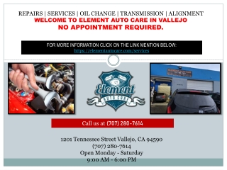 Element Auto Care specialist Vallejo