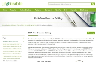 DNA-Free Genome Editing