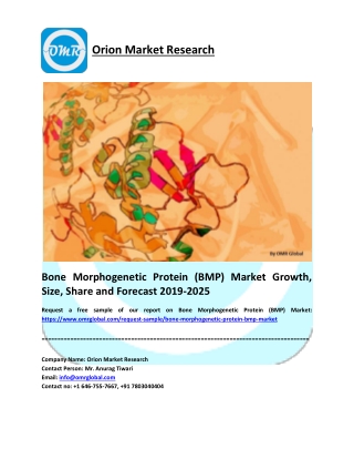 Bone Morphogenetic Protein (BMP) Market Research and Forecast 2019-2025