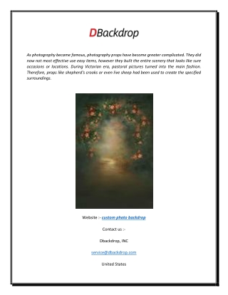 Shop Custom Photo Backdrop | Dbackdrop