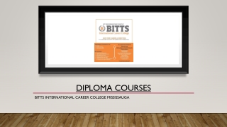 Diploma Courses in Bitts Mississauga