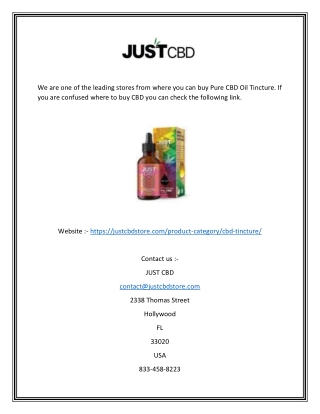 CBD Store | Justcbdstore.com