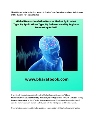 Global Neurostimulation Devices Market Forecast 2025