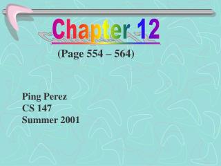 Chapter 12