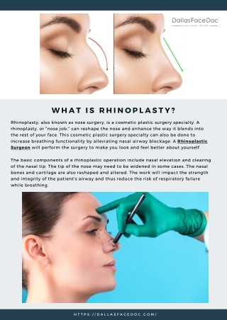 What is Rhinoplasty | Dallas Face Doc