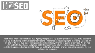 SEO Outsourcing Company - In2SEO