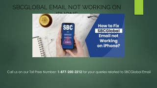 SBCGlobal Email not Working on iPhone 1-877-200-2212