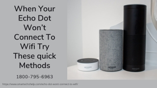 Echo Dot Won’t Connect to WiFi 1-8007956963 Alexa Not Turning On -Call & Fix Now