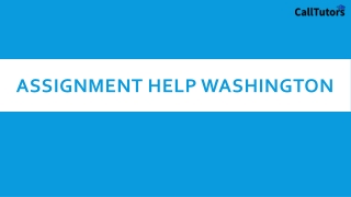 Assignment Help Washington